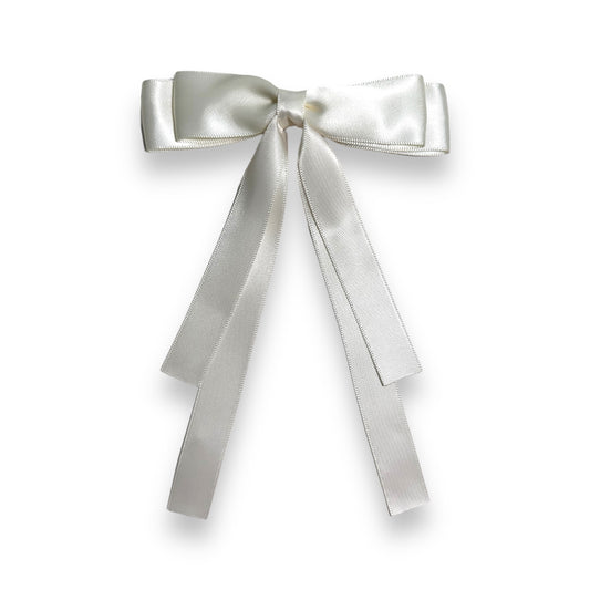 Ivory Ribbon Bow