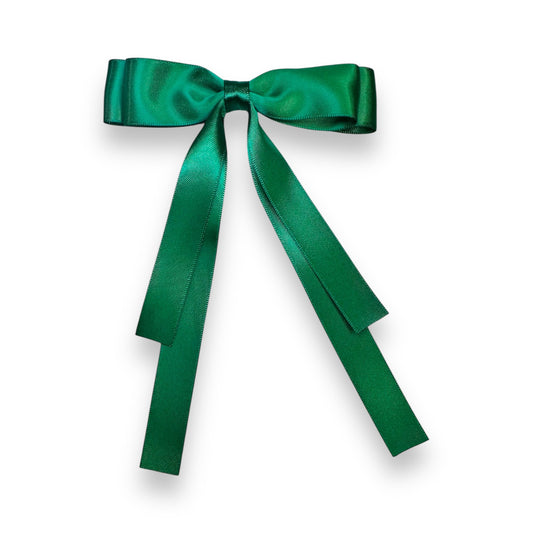 Emerald Ribbon Bow