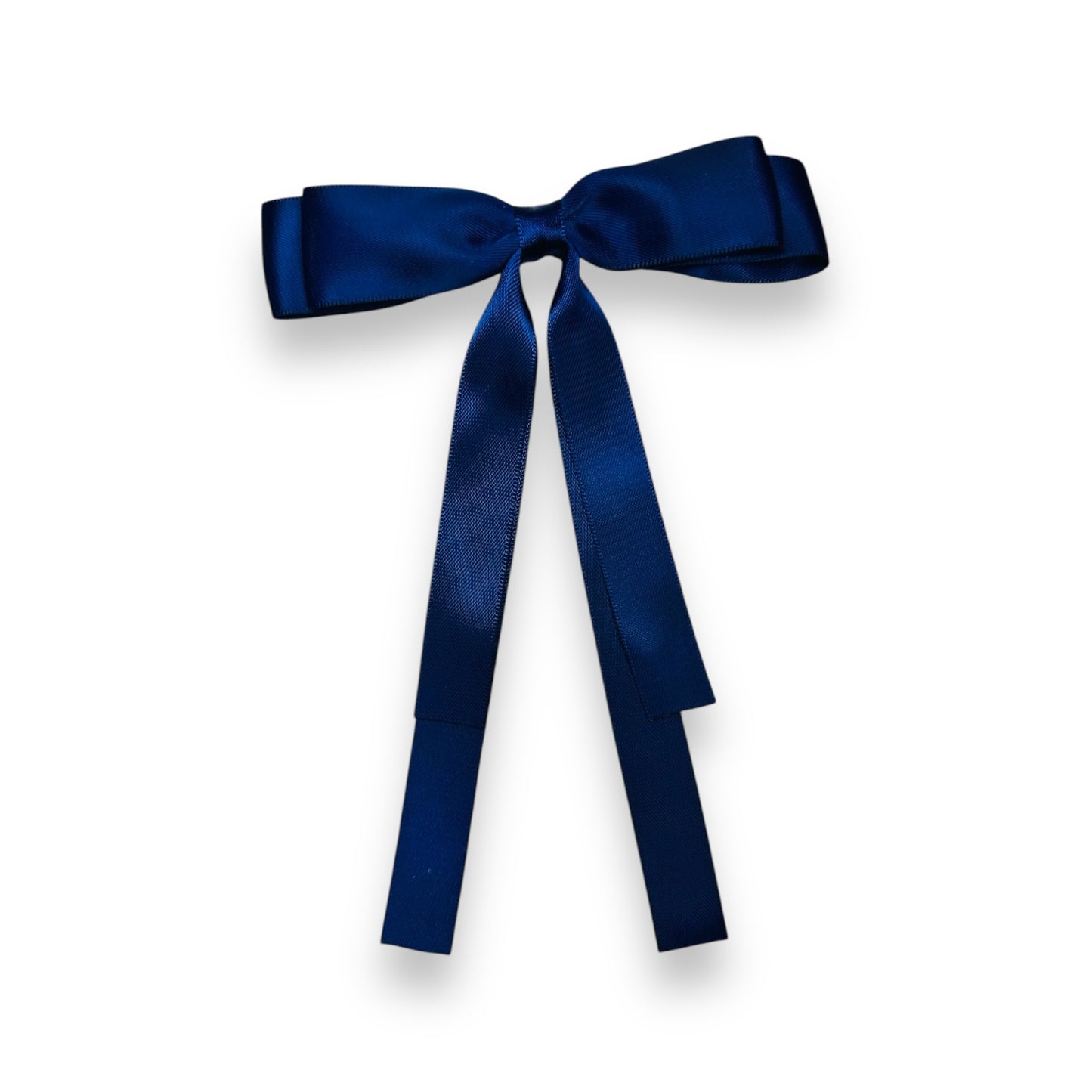 Navy Ribbon Bow