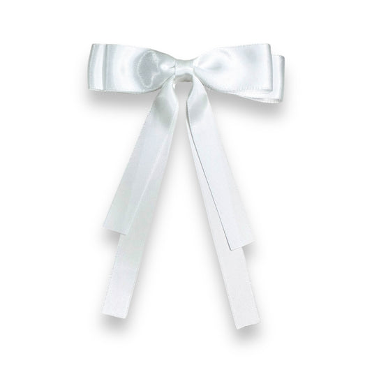 White Ribbon Bow