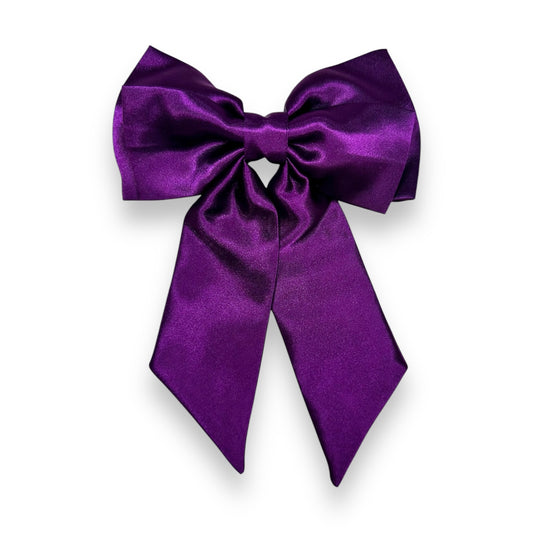 Plum Double Bow